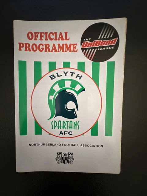 18.2.1995. BLYTH SPARTANS v Caernarfon (Unibond League). £1.99 ...