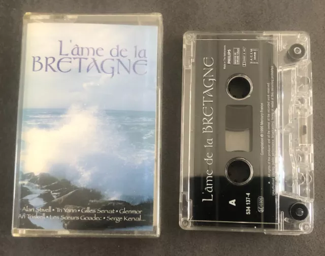 CASSETTE K7 AUDIO TAPE L'AME DE LA BRETAGNE - Alan Stivell - Tri Yann - Servat 