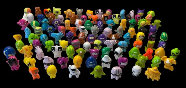 Lot of 106 Vintage Gogos Crazy Bones  Figures  - See Pics