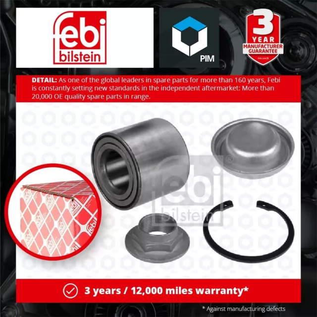 Wheel Bearing Kit fits PEUGEOT 308 CC, Mk1 Rear 07 to 14 1610911680 1610911680S1