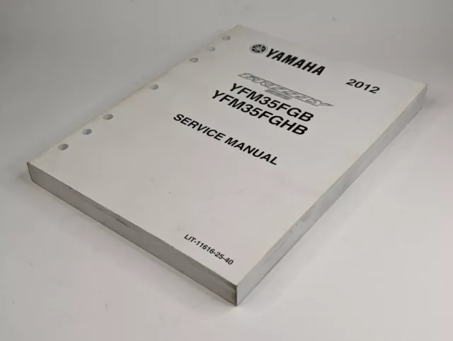 OEM Yamaha Grizzly 350 YFM35FGB  FGHB Factory Service Manual LIT-11616-25-40