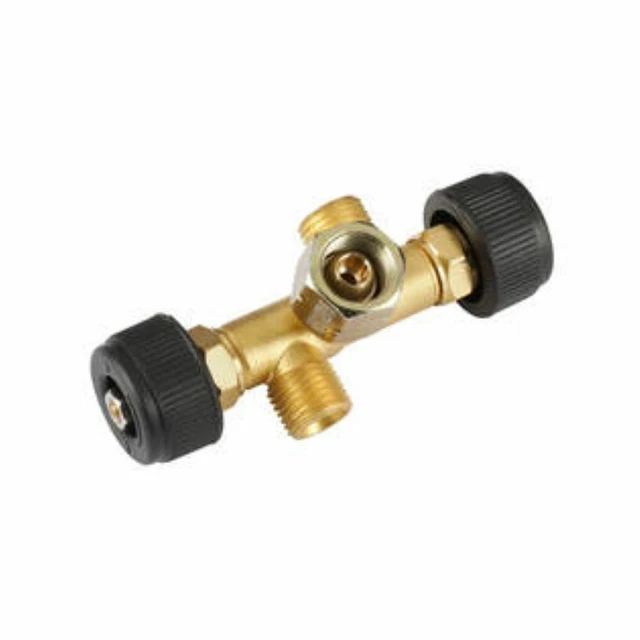 ROTHENBERGER Doppel - Ventil Abzweigventil Propan 1/4"L für Grill Heizgeräte