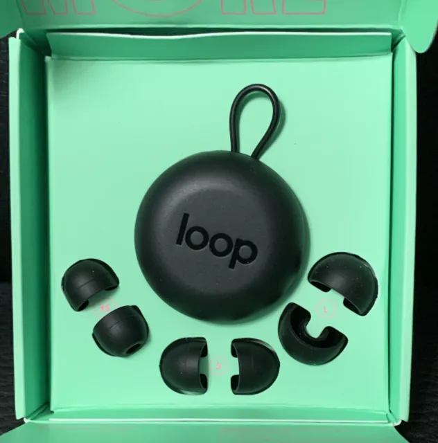Loop Experience Never Too Loud Earplugs 18db Swinging Silver New In Open Box.