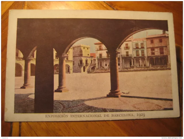 Ausstellung Internationale 1929 Dorf Espa � Ol Plaza Major Montjuich Barcelona