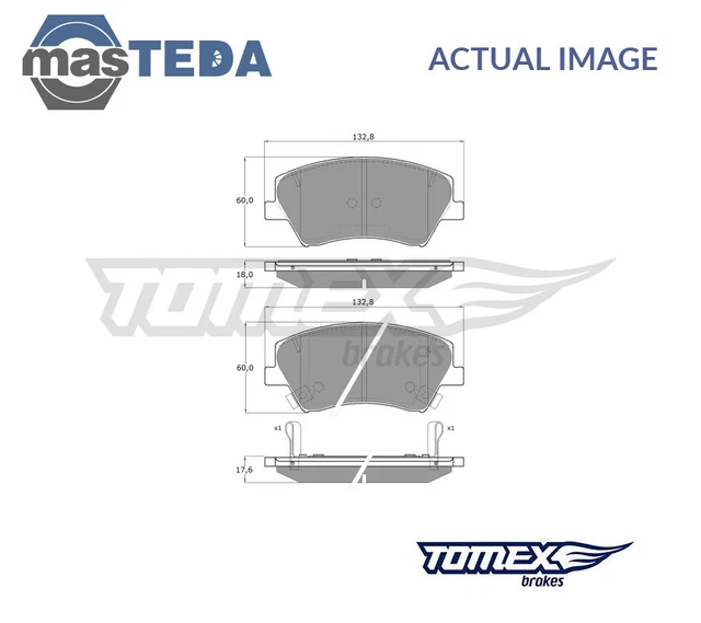 Tx 18-68 Brake Pads Set Braking Pad Front Tomex Brakes New Oe Replacement