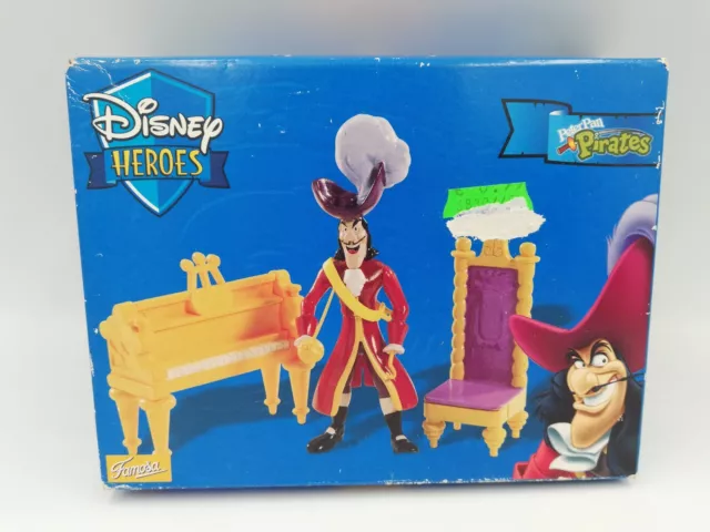 Rare Disney Heroes Fort PlaySet Store Exclusive Peter Pan Captain Hook  *READ*