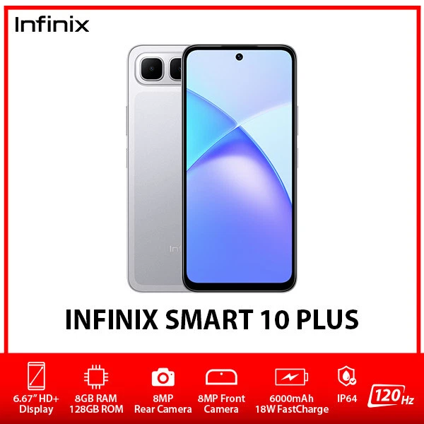 INFINIX SMART 10 Plus Dual SIM Unlocked Android Mobile Phone