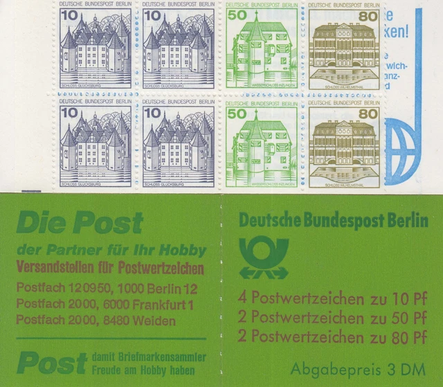 Berlin Markenheftchen MH 13a ohne ZB postfrisch (3071)