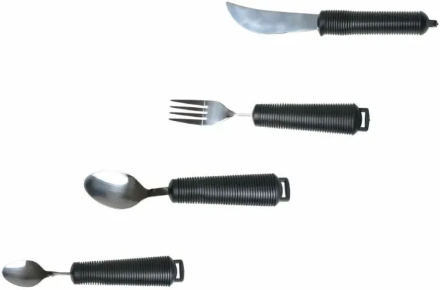 FLEX Besteck-Set, 4tlg. - Messer, Gabel, Esslöffel und Teelöffel