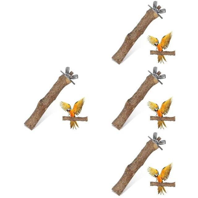 bird perches for parrots 4 Count Papageienbarsch Vogelstangen Für Papageien Voge