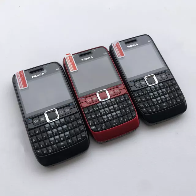 100% Genuine Nokia E63 QWERTY Keypad Wifi 3G Camera MP3 Unlocked Mobile Phone