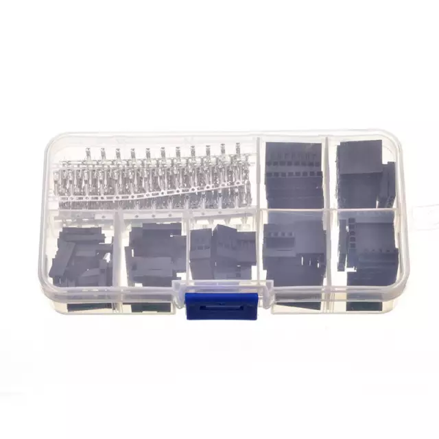 310pcs Male Female Dupont Wire Jumper Crimp Pin Connector Housing Assortment Kit 2