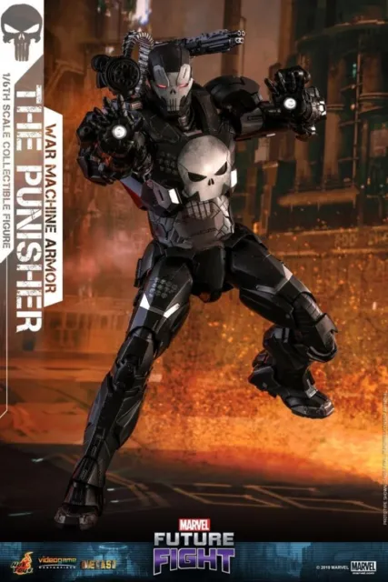 Ready Hot Toys VGM33D28 Marvel Future Fight 1/6 The Punisher War Machine Armor