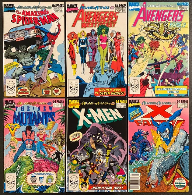 AMAZING SPIDER-MAN ANNUAL #23 (1989) "Atlantis Attacks" Lot!!! Marvel Comics