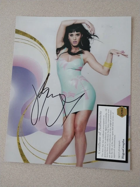 Katy Perry Pop Singer Signed 8X10 Photo W/Coa 🔥