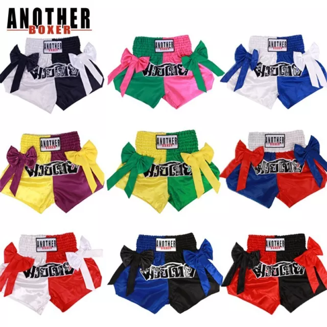 Muay Thai Boxing Shorts for Men's Women's Kids Teenagers Fighting Kickboxing MMA