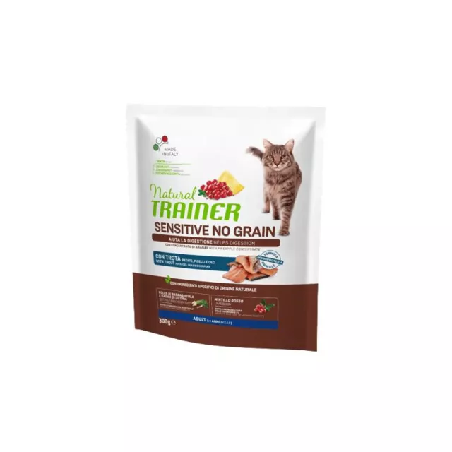 NATURAL TRAINER CAT - Adult sterilised con salmone - 300 gr