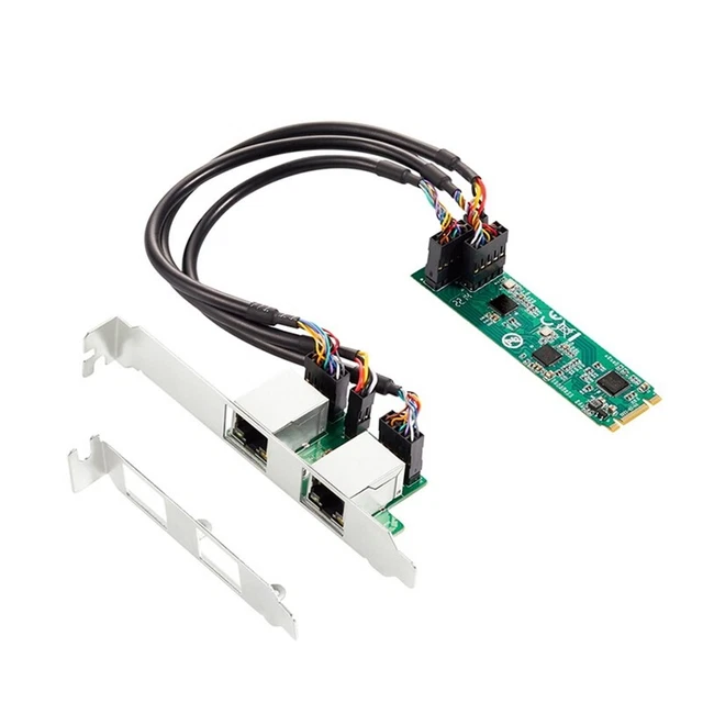 Carte Réseau M.2 RTL8125B 2.5G HUTSRAI - Ethernet Industriel Pour PCI Express