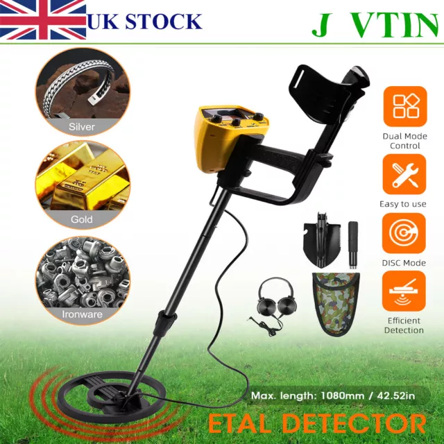 Metal Detector Deep Search Coin Treasure Gold Hunter Coil Finder Waterproof