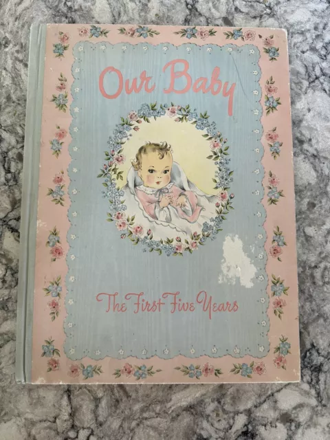 Vintage Our Baby The First Five Years Baby Record Book by Whitman UNUSED