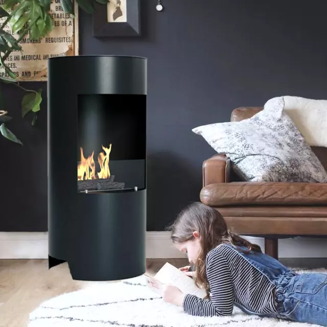 COZY Freestanding Bio Ethanol Fireplace [ Gift ] Fire Stove  Biofire HULK