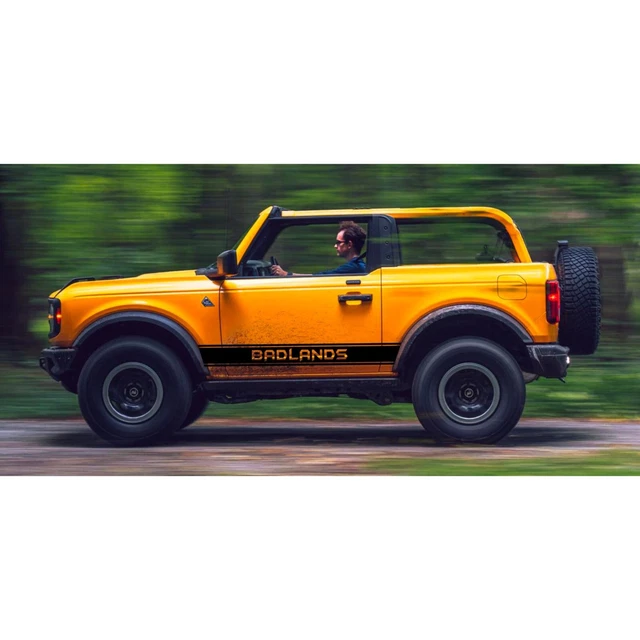 FORD BRONCO 20212024 BADLANDS LOGO Vinyl Side Decals 2DR Off Road