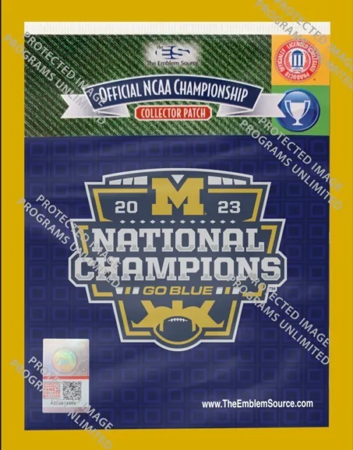 2024 CFP NATIONAL Championship Michigan Wolverines Pin 1/8/24 College