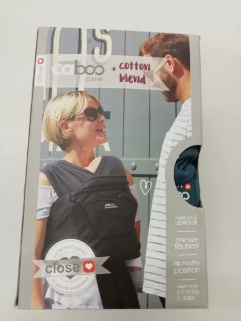 Close Caboo + Cotton blend baby carrier