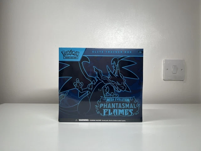 POKEMAN PHANTASMAL FLAMES Elite Trainer Box (ETB) - Sealed in hand £52