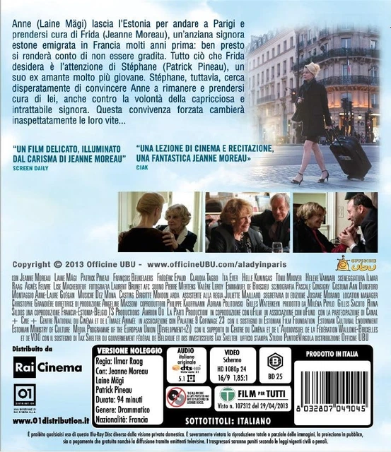 A LADY IN Paris (Blu-ray) Moreau Magi Pineau Beukelaers Raag Ilmar (US ...