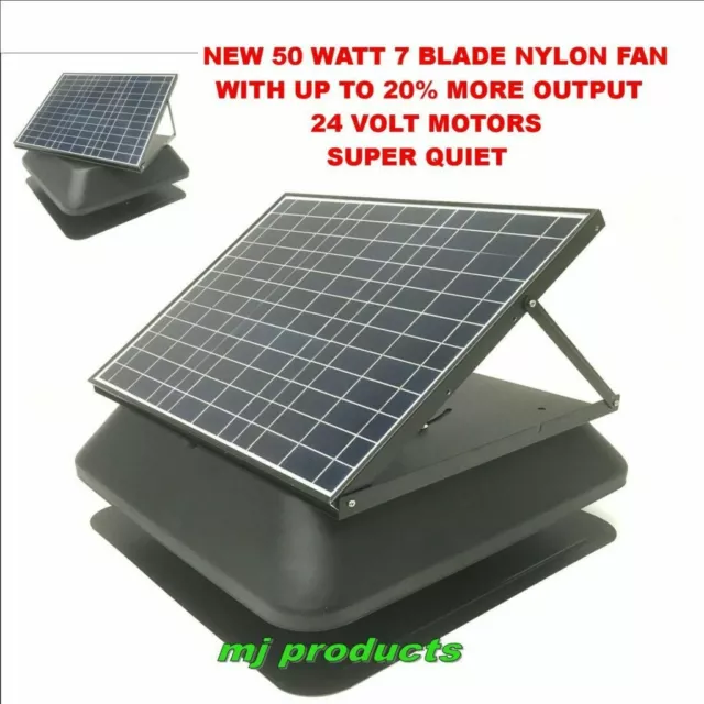 Solar roof vent/exhaust fan/ventilator/extractor/ventilation 50 watt solar panel