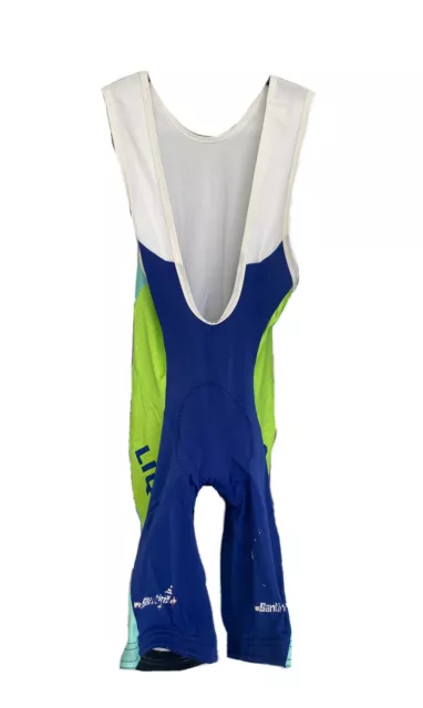 Salopette Bici Ciclismo Santini Bike Dungarees Liquigas Jhc1272