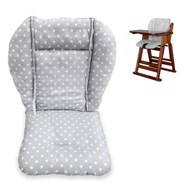 High Chair Cushion, Large Thickening Baby High Chair Seat Cushion Liner Mat Pad