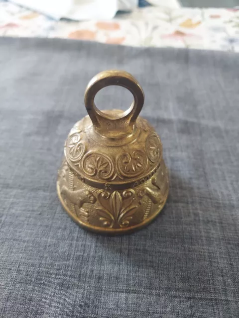 Vintage Brass Sanctuary Latin Bell Animals AGNVS, PELICANVS, LEO & AQVILA