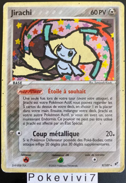 Carte Pokemon JIRACHI 9/107 Holo Bloc EX Deoxys FR