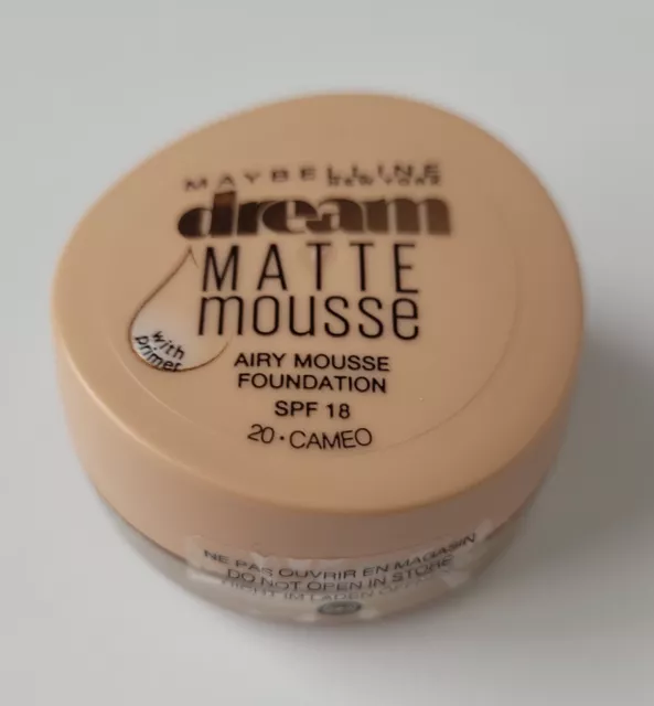 Fond De Teint Dream Matte Mousse 20 Caméo Maybelline