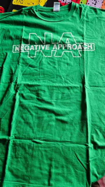 Negative Approach Ts Xl Hardcore Punk Hatebreed Agnostic Front  Mags Biohazard