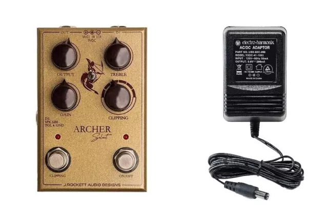 J. Rockett Audio Designs Archer Select Overdrive/Boost Guitar Effects Pedal