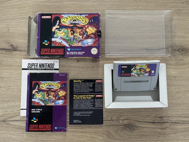 Jeu Super Nintendo Snes Battletoads In Battlemaniac Complet Fah