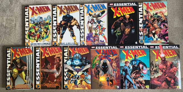 Marvel Essential X-Men - Vol 1 2 3 4 5 6 7 8 9 10 11 Complete Run - Rare OOP