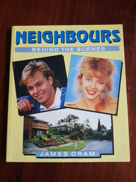 NEIGHBOURS James Oram BEHIND THE SCENES Book Kylie Minogue & Jason Donovan Cover