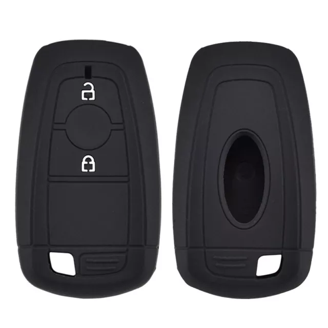For Ford EcoSport 2018 2019 2020 Silicone 2 Button Remote Key Fob Case Cover.