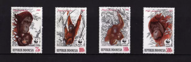 Indonesia - 1989 Orang-Utan (WWF) - U/M - SG 1920-3