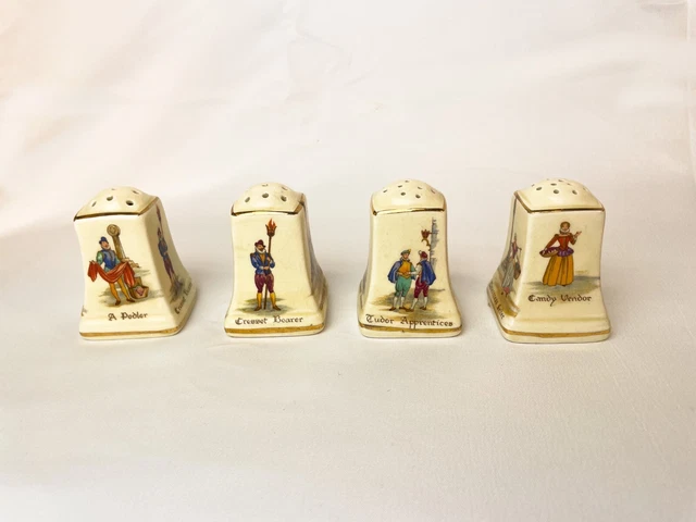 Royal Winton Grimwades Old English Markets Salt Sellers Made in England