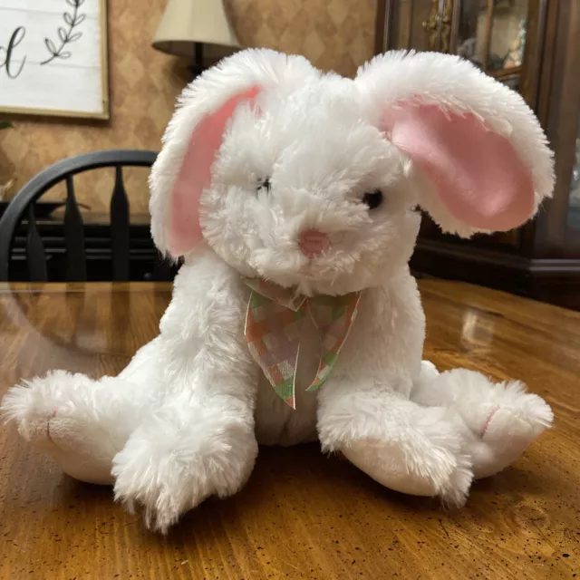 White Bunny Rabbit Plush Fluffy & soft! (Melissa & Doug)