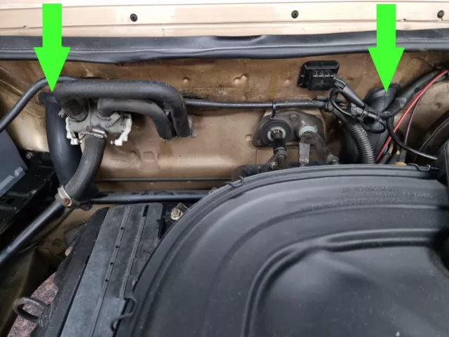 Satz Regenablauf Motorraum Schlauch passt bei Mercedes W123 S123 Kombi T TE