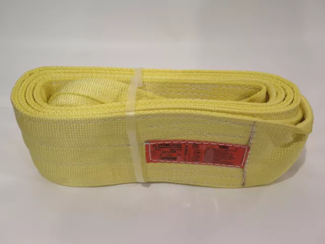 Web Sling, Recovery Strap 14 ft x 6 in - 2 ply Stren-Flex Made in USA