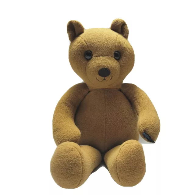 Fisher Price 1981 Brown Stuffed Teddy Bear 248 Plush Sitting Vintage EUC