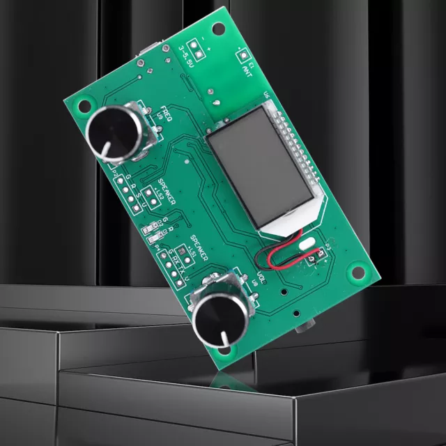 DSP PLL Stereo Receiving PCB Board LCD Display 3-5V Frequency Modulation