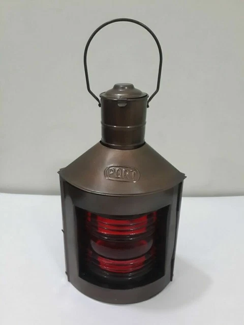 Metall Antik Laterne Öllampe Nautische Maritime Boot Licht Laterne Lampe 12"